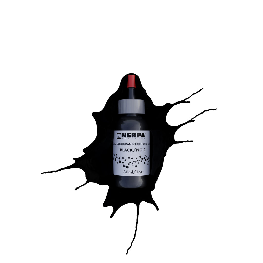 black epoxy liquid colourant 30ml squeeze bottle 
