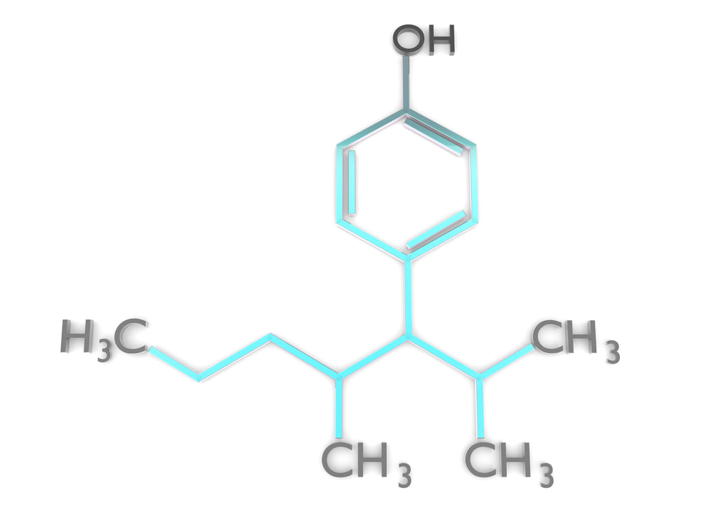 nonylphenol molecule 3d version