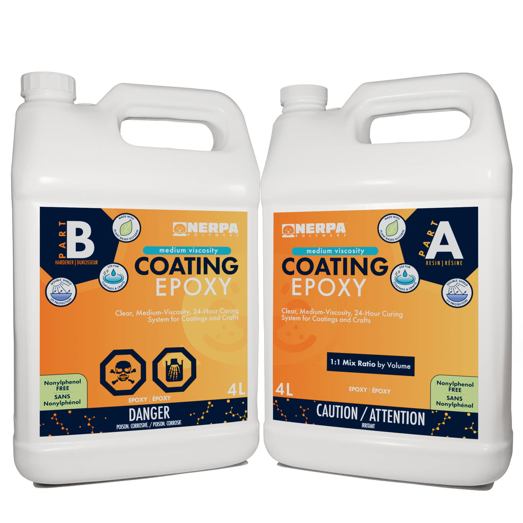 Coating Epoxy Medium Viscosity 8L kit. Easy application because of the modified, lower viscosity nature