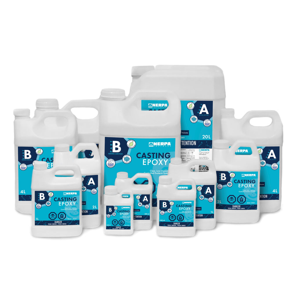 Nerpa Polymers Casting Epoxy volumes starting from 0.75L to 60L