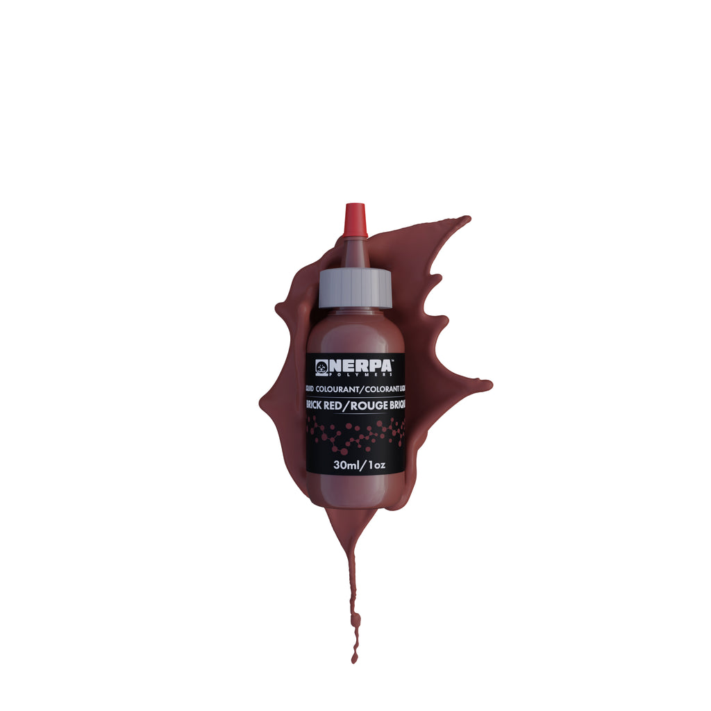 brick red epoxy liquid colourant 30ml squeeze bottle