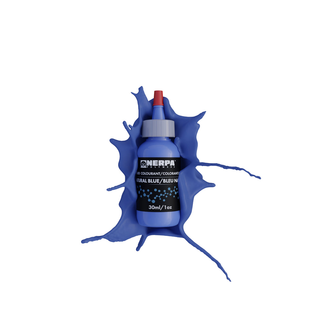 natural blue epoxy liquid colourant 30ml squeeze bottle