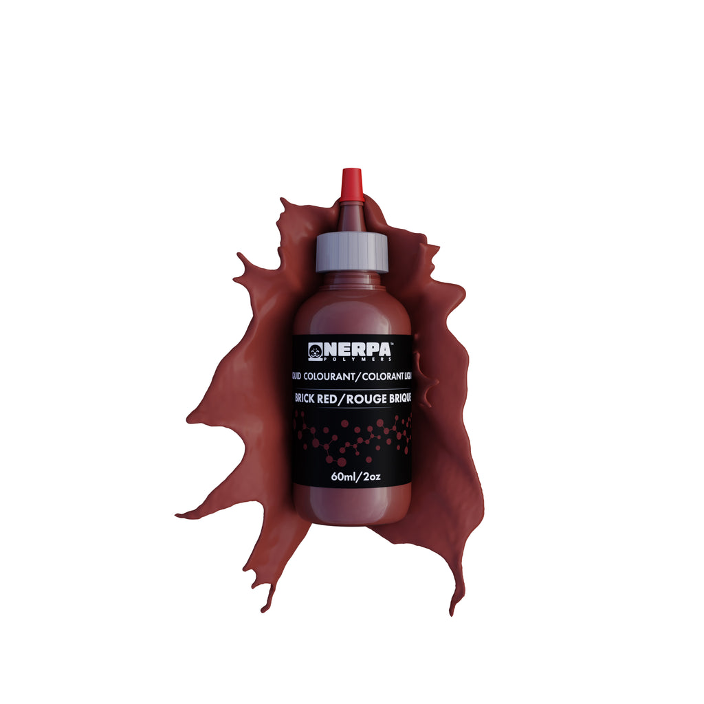 brick red epoxy liquid colourant 60ml squeeze bottle 