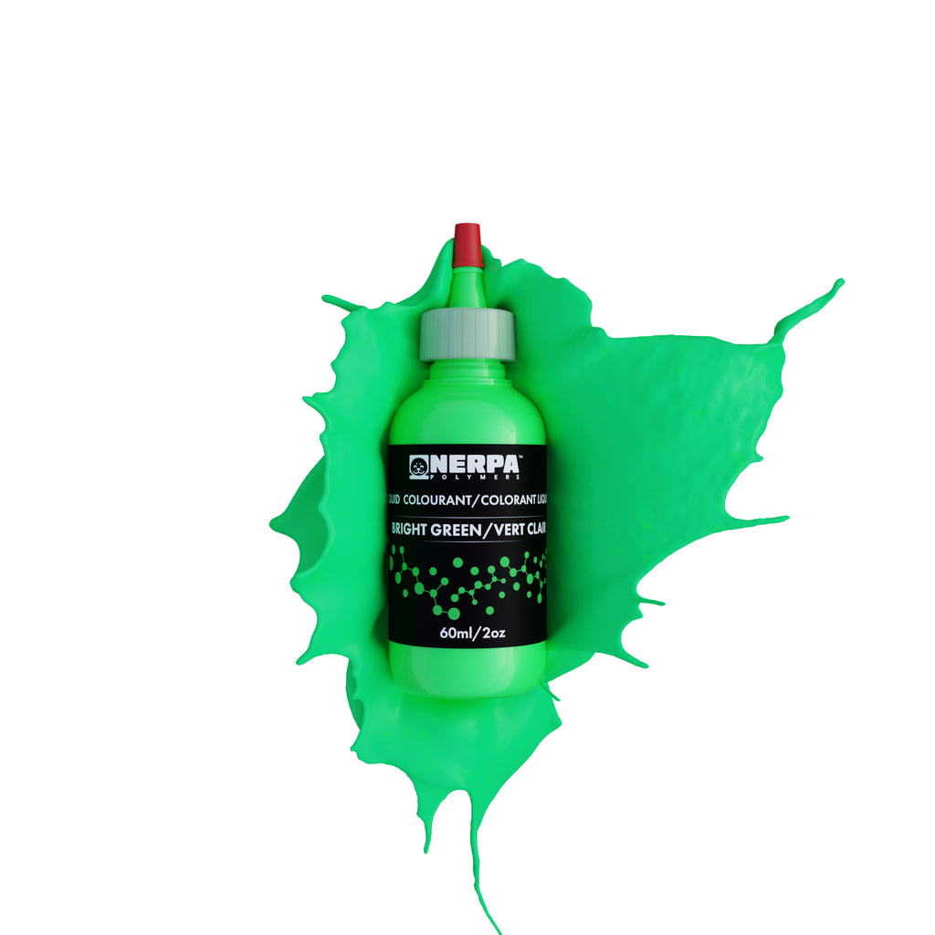 bright green epoxy liquid colourant 60ml squeeze bottle 