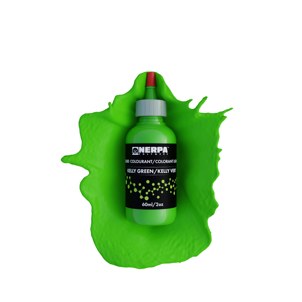kelly green epoxy liquid colourant 60ml squeeze bottle 