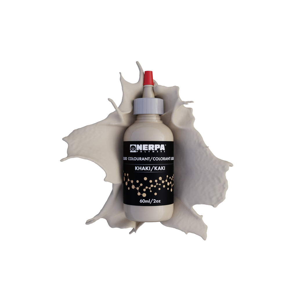 khaki epoxy liquid colourant 60ml squeeze bottle 