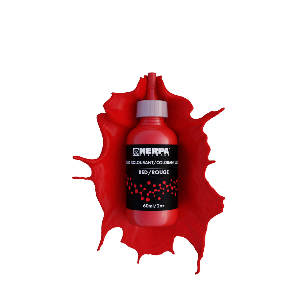 red epoxy liquid colourant 60ml squeeze bottle 