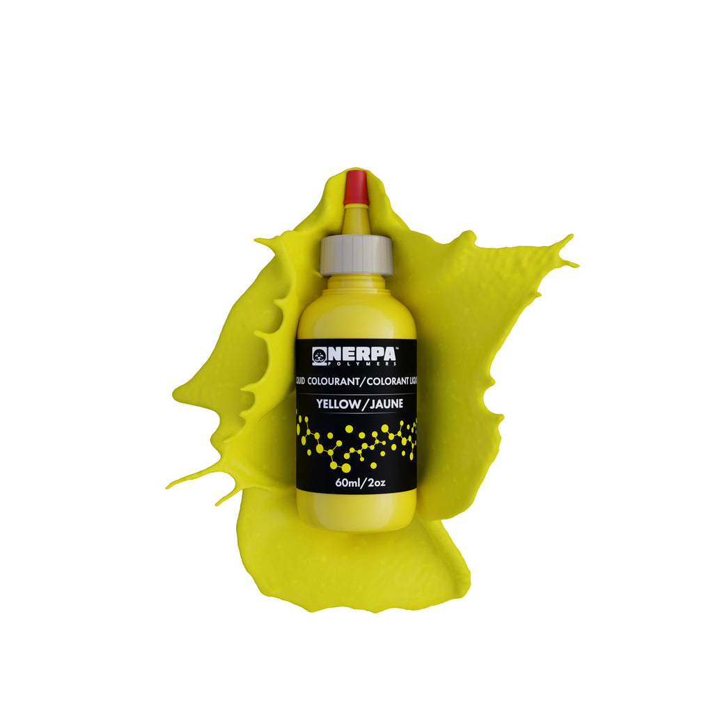 yellow epoxy liquid colourant 60ml squeeze bottle 